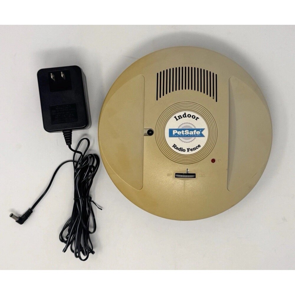 PetSafe Indoor Radio Fence RR-100 Replacement Base and Power Supply WORKS!